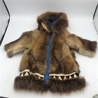 NATIVE AMERICAN CHILD'S FUR COAT