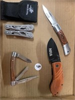KNIVES-NRA AND WINCHESTER