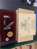 BOY SCOUTS OF AMERICA 75TH ANNIVERSARY KNIFE