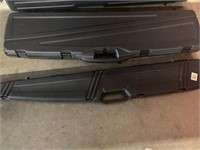 2 HARD COVERED RIFLE CASES