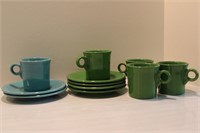 Fiestaware Periwinkle & Shamrock