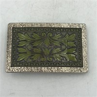 BELT BUCKLE w/ FANCY INLAY