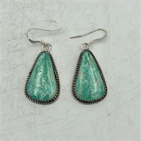 G. BOYD STERLING SILVER TURQUOISE EARRINGS