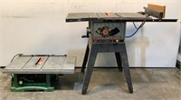(2) Craftsman & Hitachi 10" Table Saws