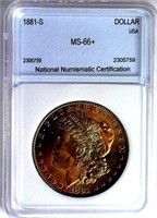 1881-S Morgan NNC MS-66+