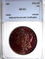 1901 Morgan NNC MS-63+ $16500 GUIDE