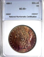 1898-O Morgan NNC MS-65+ $550 GUIDE