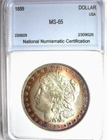 1889 MORGAN NNC MS-65