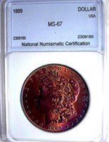 1889 Morgan NNC MS-67 $19500 GUIDE