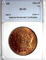 1896 Morgan NNC MS-66+ $650 GUIDE