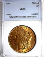 1889 Morgan NNC MS-66 $850 GUIDE?