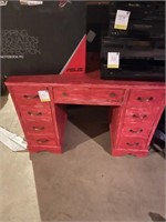 Red desk