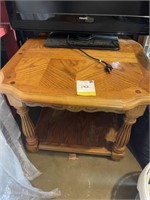 End table - TV not included