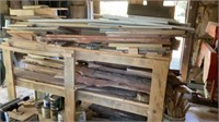 Misc Lumber Pile’ Including Shelf And Paint must