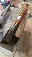 Flat Shovel And Post Hole Digger