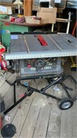 Porter Cable Fold Up Table Saw PCB220TS 5000 RPM