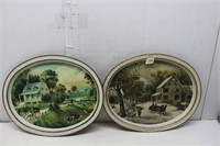 Currier & Ives Collection Decorative Plates