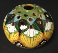 Vintage Cecconi Orvieto Italian Pottery Frog Vase