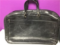 Glaser Designs Black Leather Bag