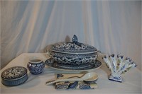 Vintage Portuguese Blue/White Ceramics (6)