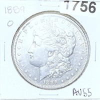 1889-O Morgan Silver Dollar CHOICE AU