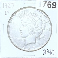 1927-D Silver Peace Dollar LIGHT CIRC