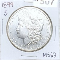 1899-S Morgan Silver Dollar CHOICE BU