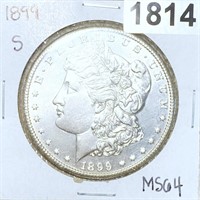 1899-S Morgan Silver Dollar CHOICE BU