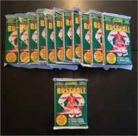 (12) 1991 Score Unopened Baseball Card Packs