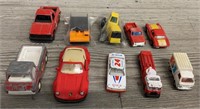 (10) Vintage Die-Cast Cars