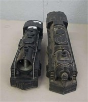 (2) Train Figurines w/ Pocket Price Guide