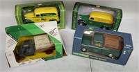 (4) 1:24 Scale Die-Cast Coin Bank Cars