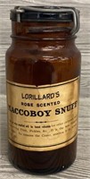 Antique Lorillard's Maccoboy Snuff Jar
