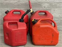 (4) Gas Cans