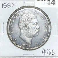 1883 Kingdom Of Hawaii Dollar CHOICE AU