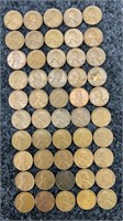 (50) Wheat Pennies