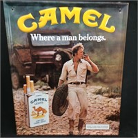1982 CAMEL CIGARETTES ADVERTISING SIGN