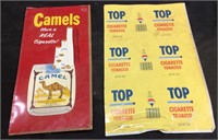(2) VTG. TIN TOP & CAMEL CIGARETTE ADVERTISING