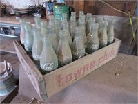 all coke bottles & crate