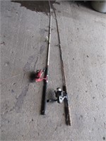 2 fishing poles