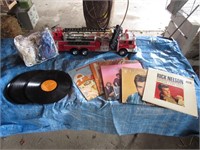 records,firetruck & item