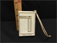 Vintage Nobiility Transistor Pocket Radio