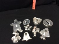 Group MCM Aluminum Cookie Cutters