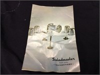 Instruction Book for Saladmaster Food Cutter
