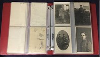 Binder With Numerous Old German WWI Postcards