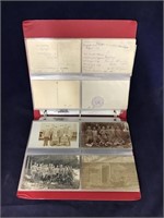 Binder With Numerous Old German WWI Postcards