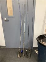 7 Rods and 1 Reel   NOT SHIPPABLE