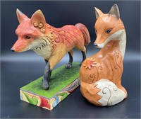 Jim Shore & Floral Fox