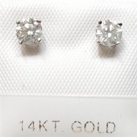 $2500 14K  Diamond(0.5ct) Earrings