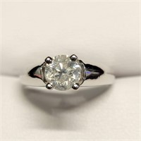 Certified10K  Diamond(0.95Ct,I2,G) Ring